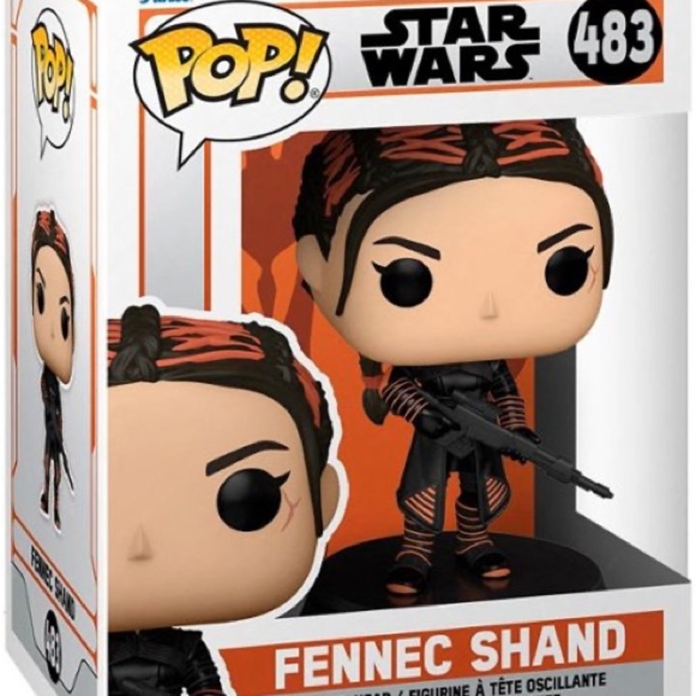 New Funko Pop! Star Wars: The Mandalorian - Fennec Shand Vinyl Bobblehead #483 - Picture 6 of 13